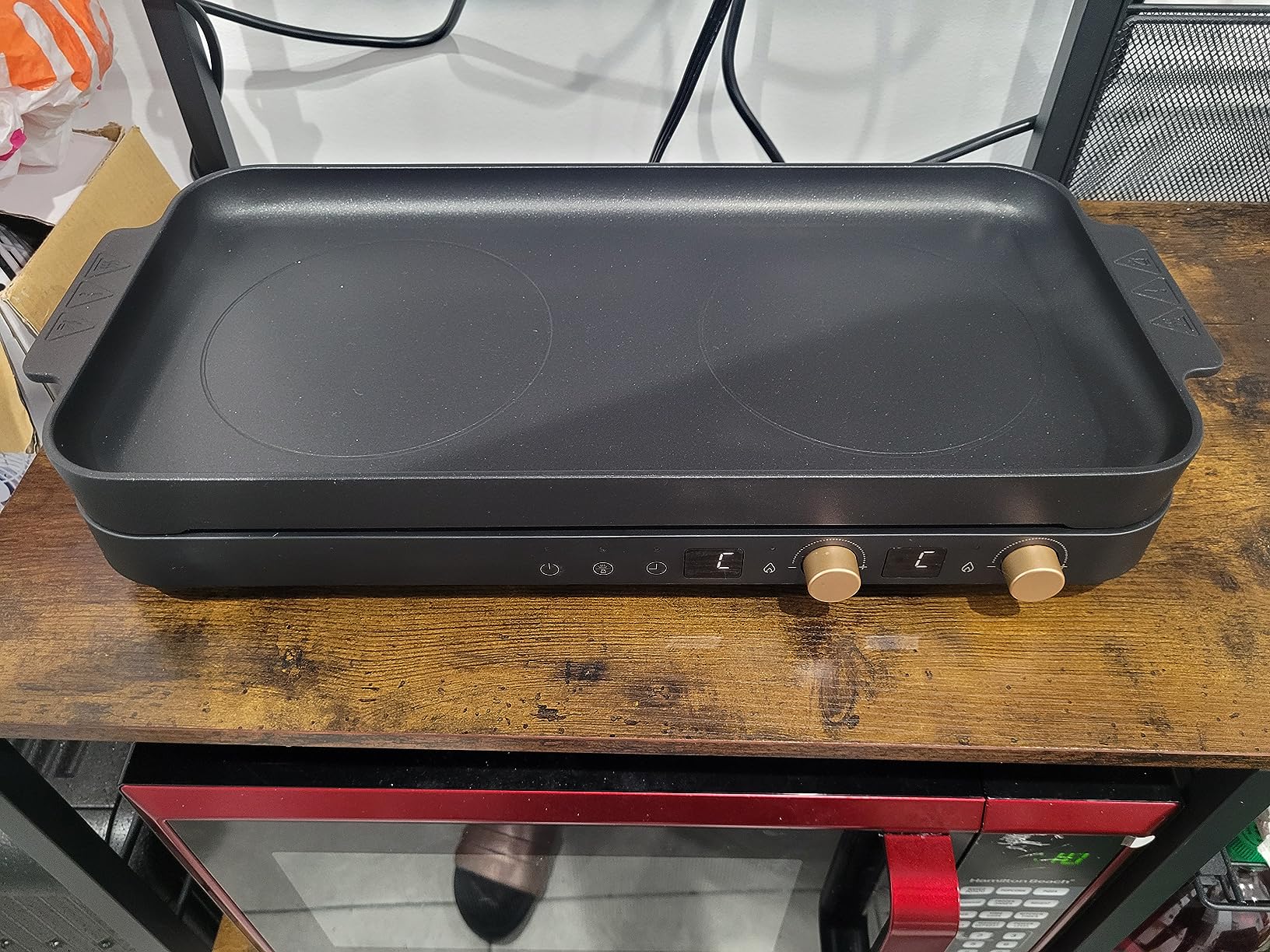 COOKTRON double induction cooktop customer review photo