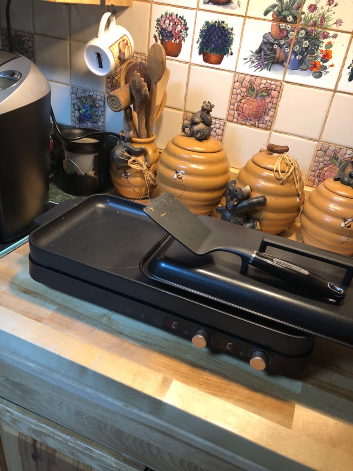 COOKTRON cast iron griddle pan cooking customer photo
